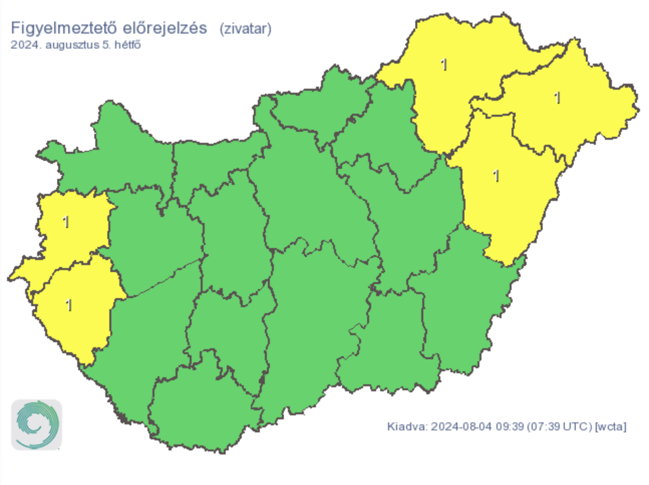 Forrás: HungaroMet